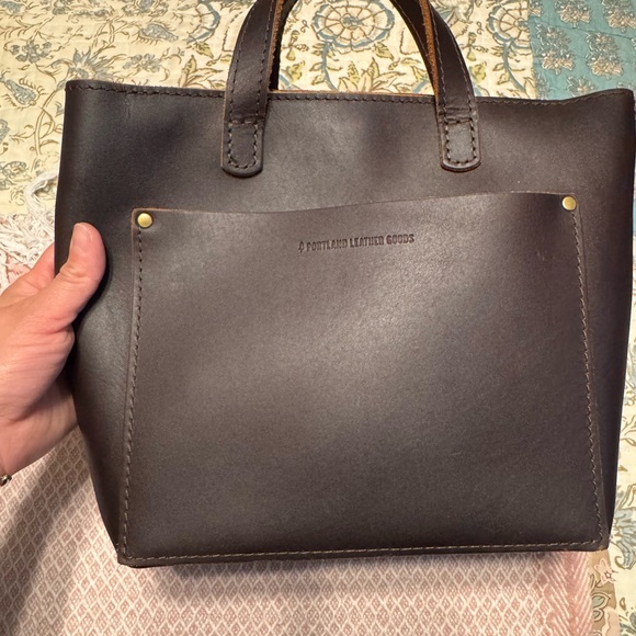 Portland Leather Mini Crossbody Bag - Brown - Picture 3 of 8